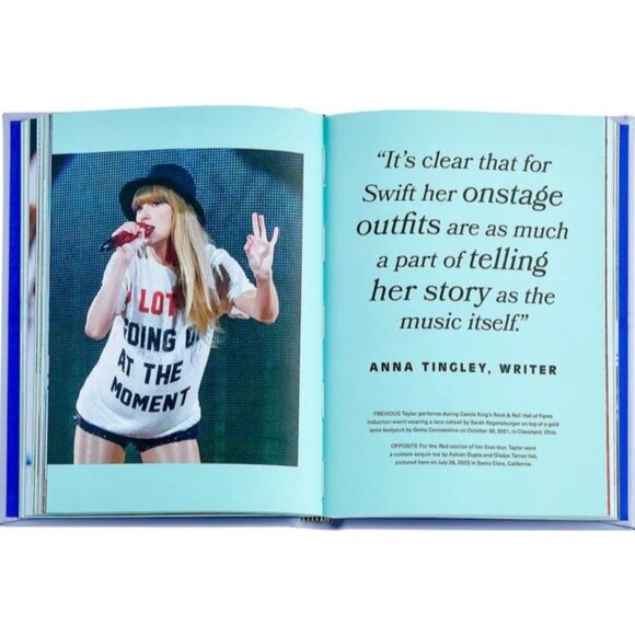 Graphic Image: Icons of Style Taylor Swift Pink Textured Luxe Leather Hardcover - Picture 3 of 9